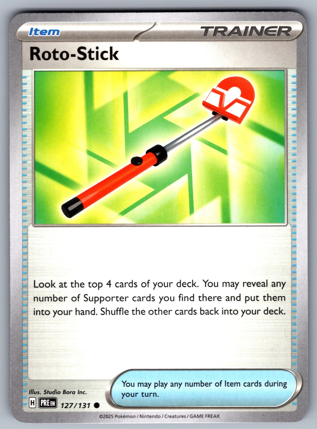 Roto-Stick Common SV: Prismatic Evolutions 127/131 NM 2025