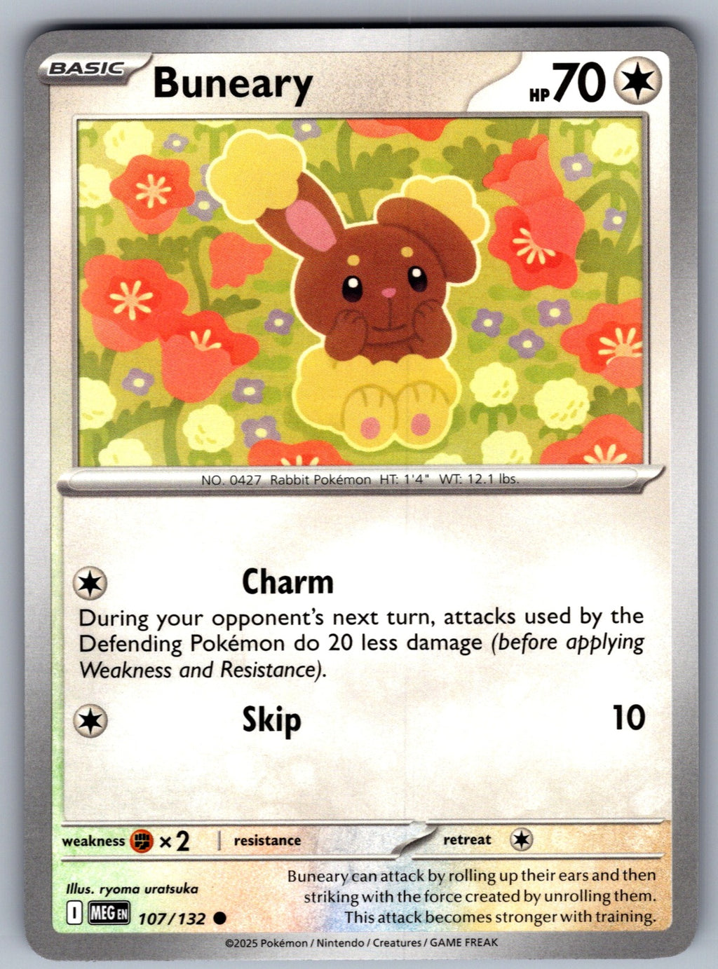 Buneary Common ME01: Mega Evolution 107/132 NM 2025