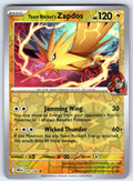 Team Rocket's Zapdos Reverse Holo Rare SV10: Destined Rivals 070/182 NM 2025