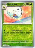 Butterfree Reverse Holo Rare SV09: Journey Together 003/159 NM 2025