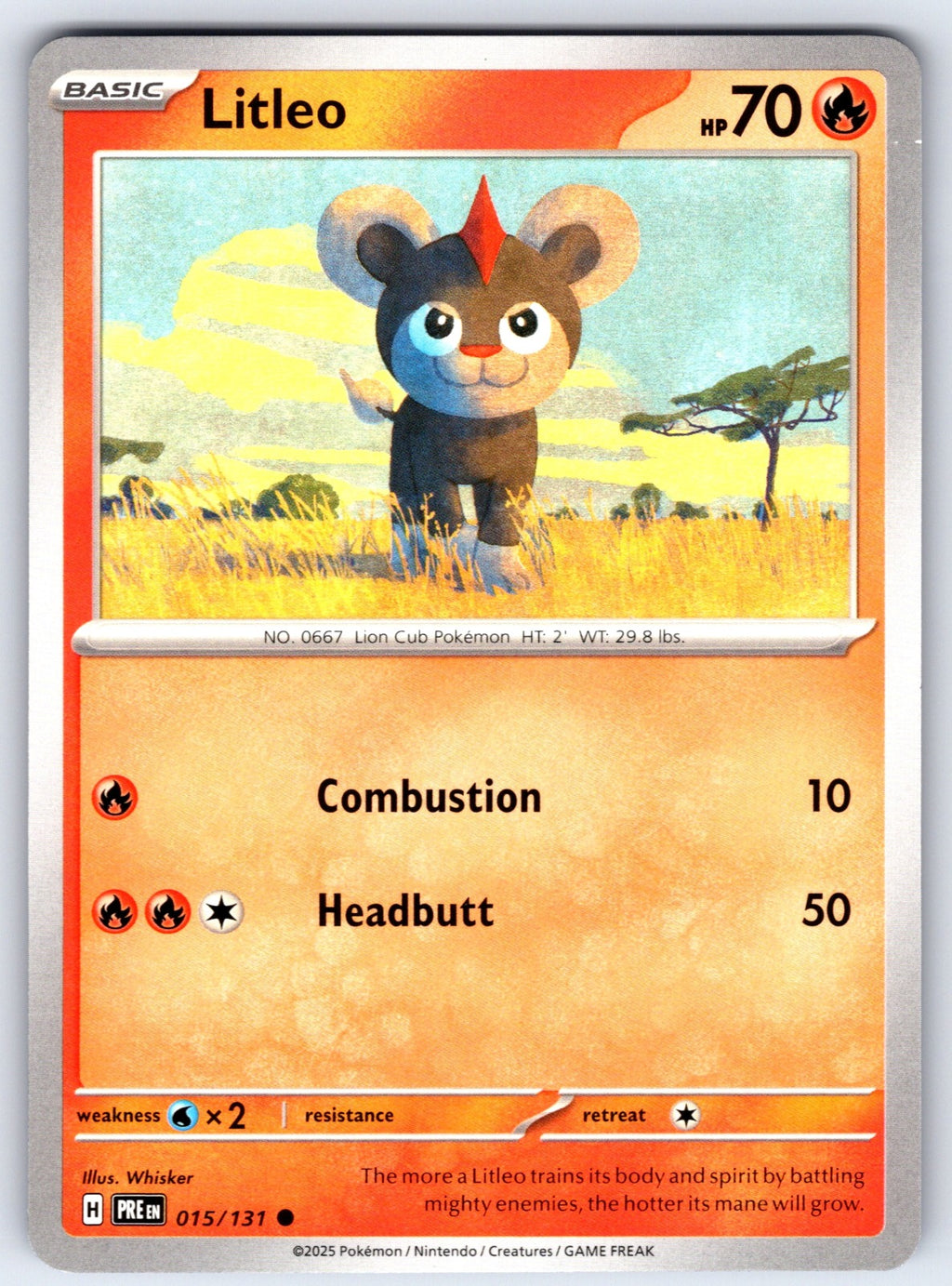 Litleo Common SV: Prismatic Evolutions 015/131 NM 2025