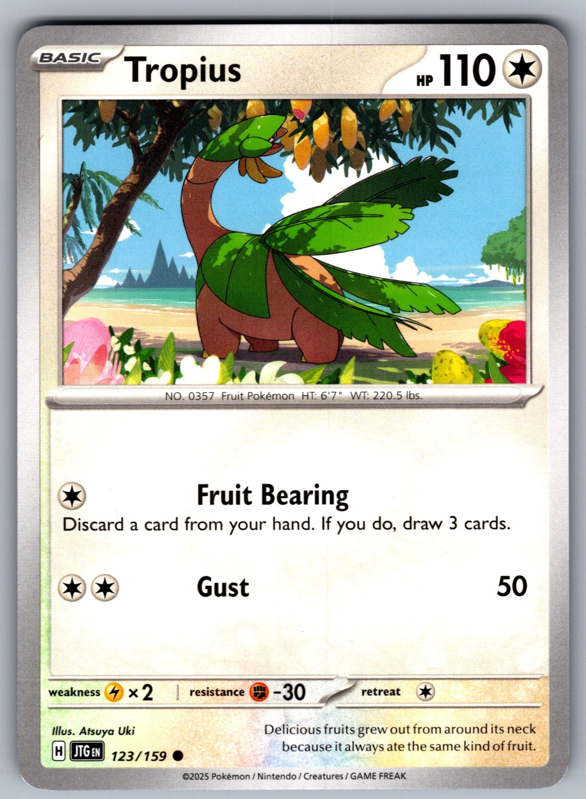 Tropius Common SV09: Journey Together 123/159 NM 2025