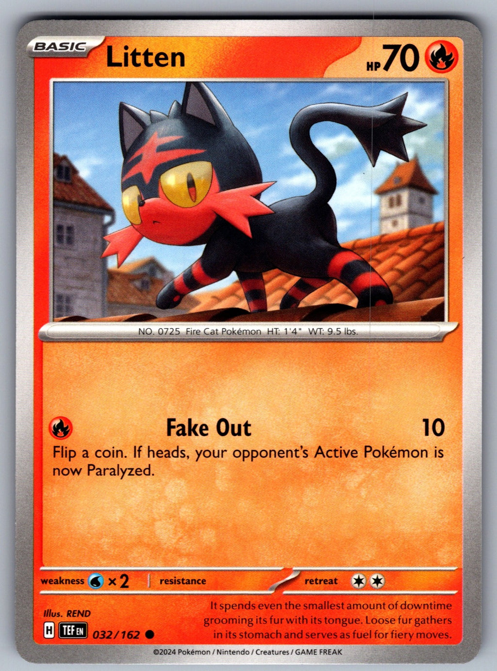 Litten Common SV05: Temporal Forces 032/162 NM 2024