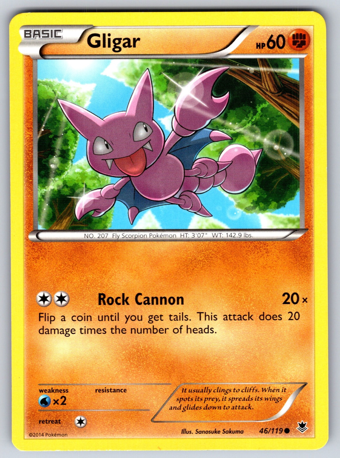 Gligar Common XY - Phantom Forces 46/119 LP 2014