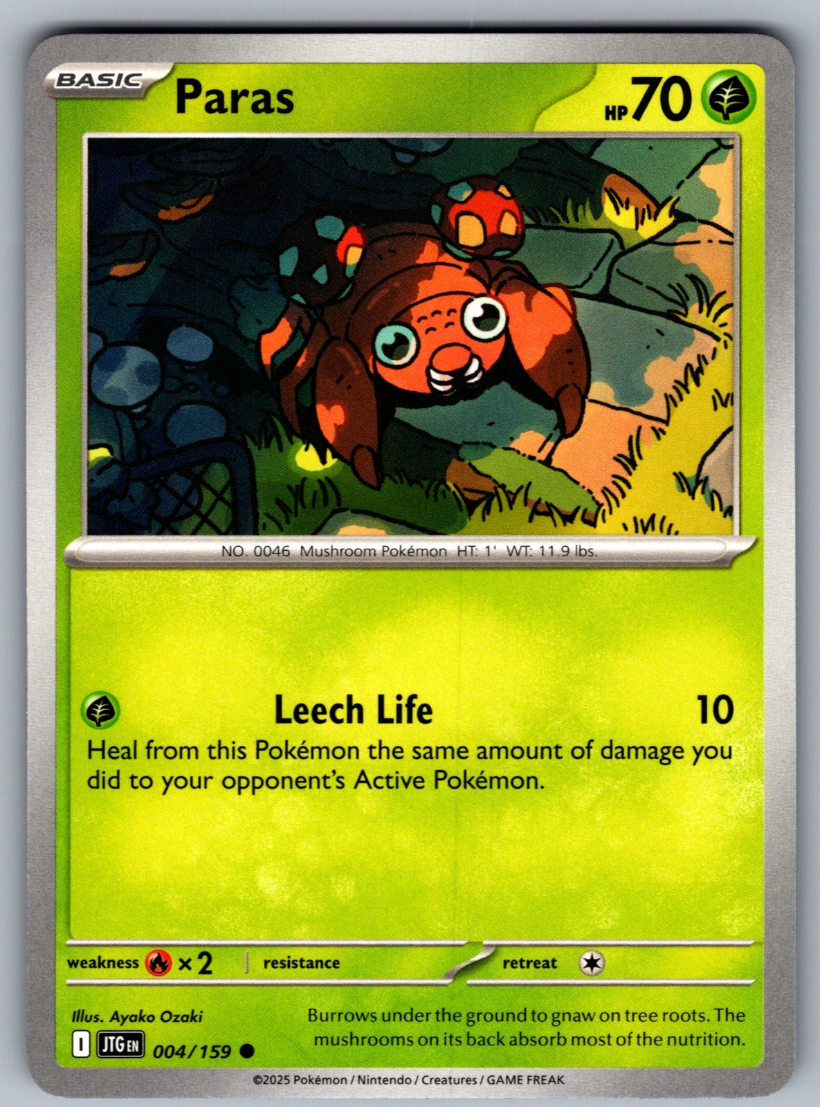Paras Common SV09: Journey Together 004/159 NM 2025