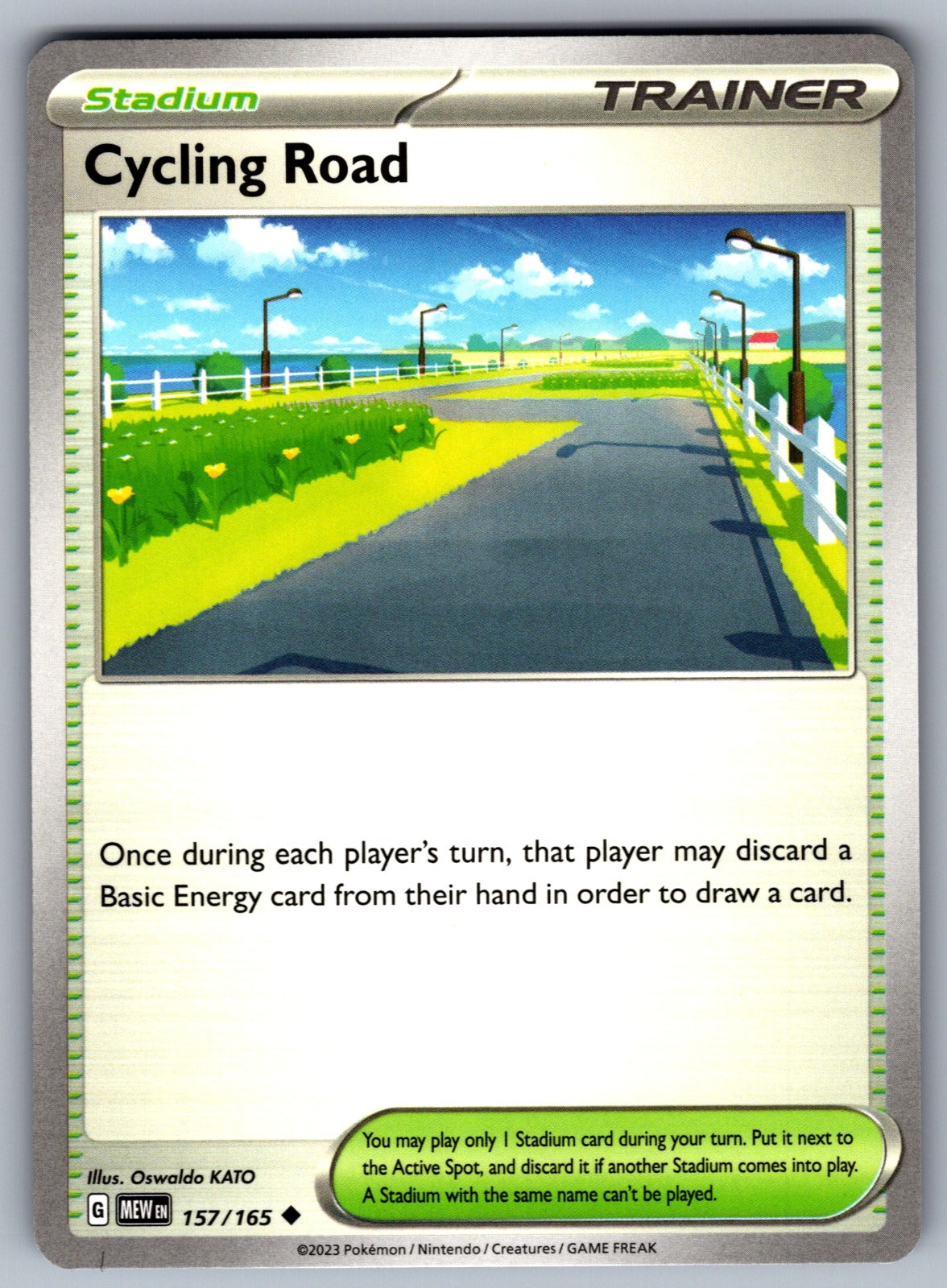 Cycling Road Uncommon SV: Scarlet & Violet 151 157/165 NM 2023