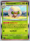 Whimsicott Holo Rare SV05: Temporal Forces 015/162 NM 2024