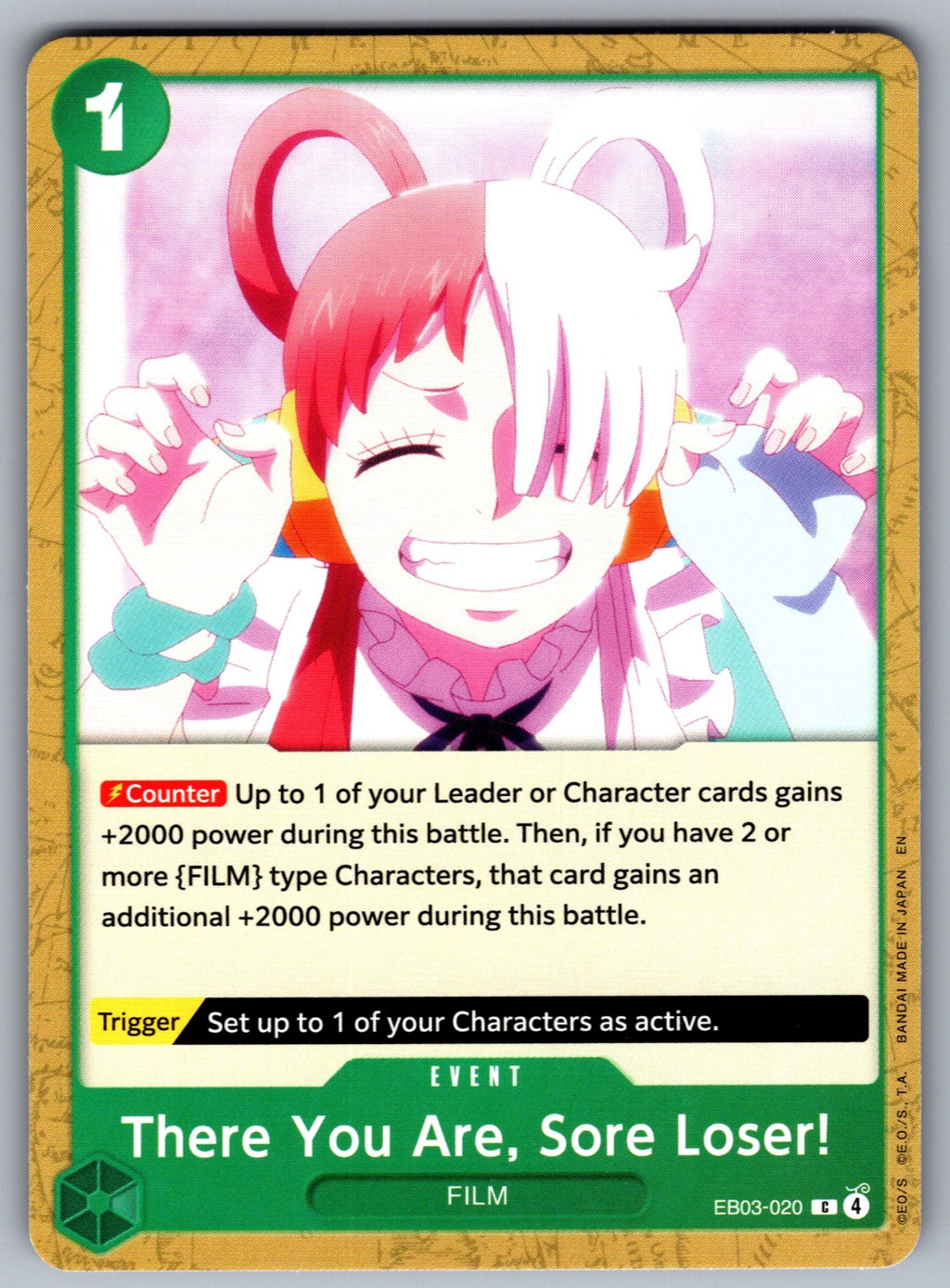 There You Are, Sore Loser! C Extra Booster: One Piece Heroines Edition EB03-020 