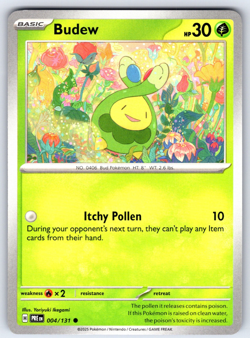 Budew Common SV: Prismatic Evolutions 004/131 NM 2025