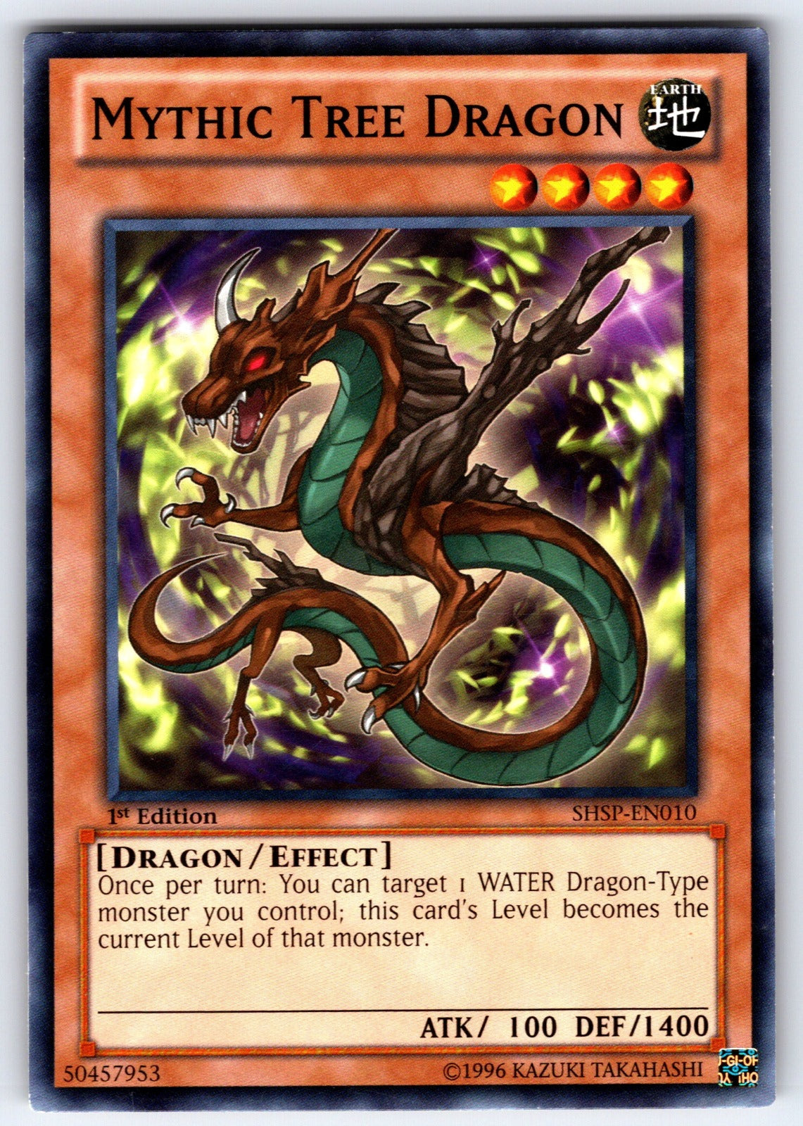 Mythic Tree Dragon 1st Edition Common Shadow Specters SHSP-EN010 LP 2013