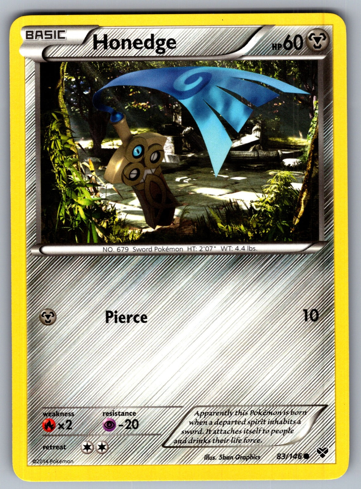 Honedge Common XY Base Set 83/146 LP 2014