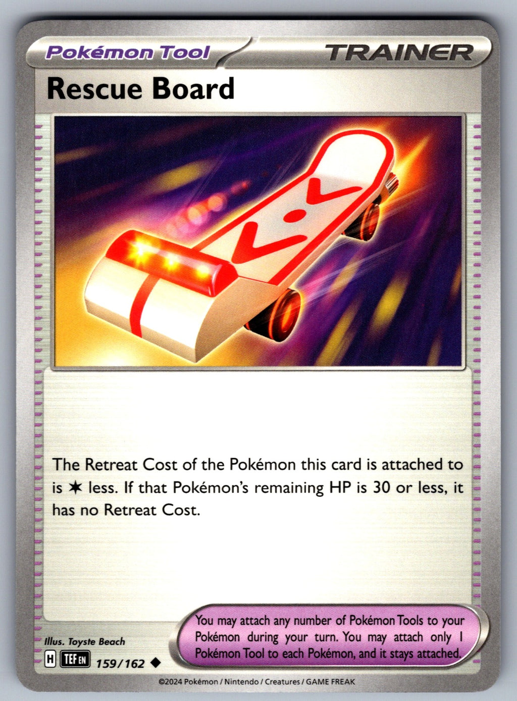 Rescue Board Uncommon SV05: Temporal Forces 159/162 NM 2024