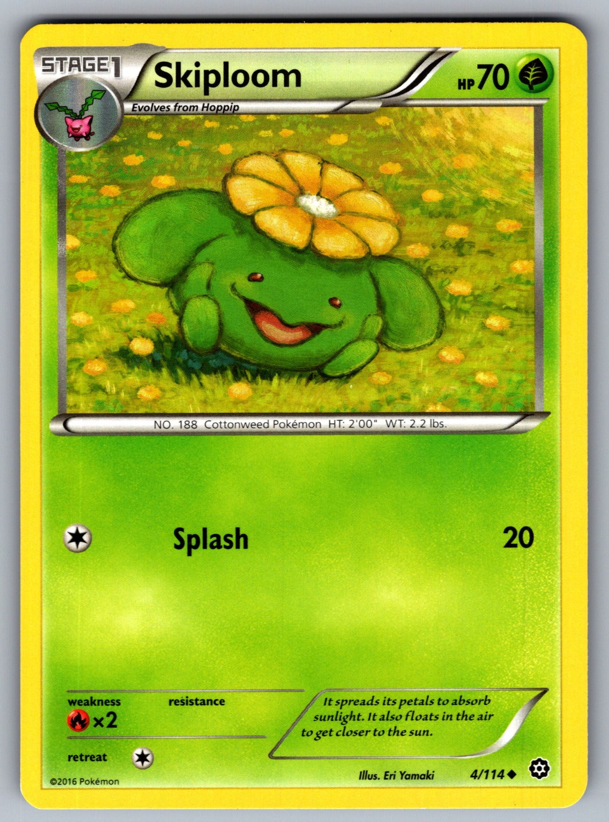 Skiploom Uncommon XY - Steam Siege 4/114 LP 2016
