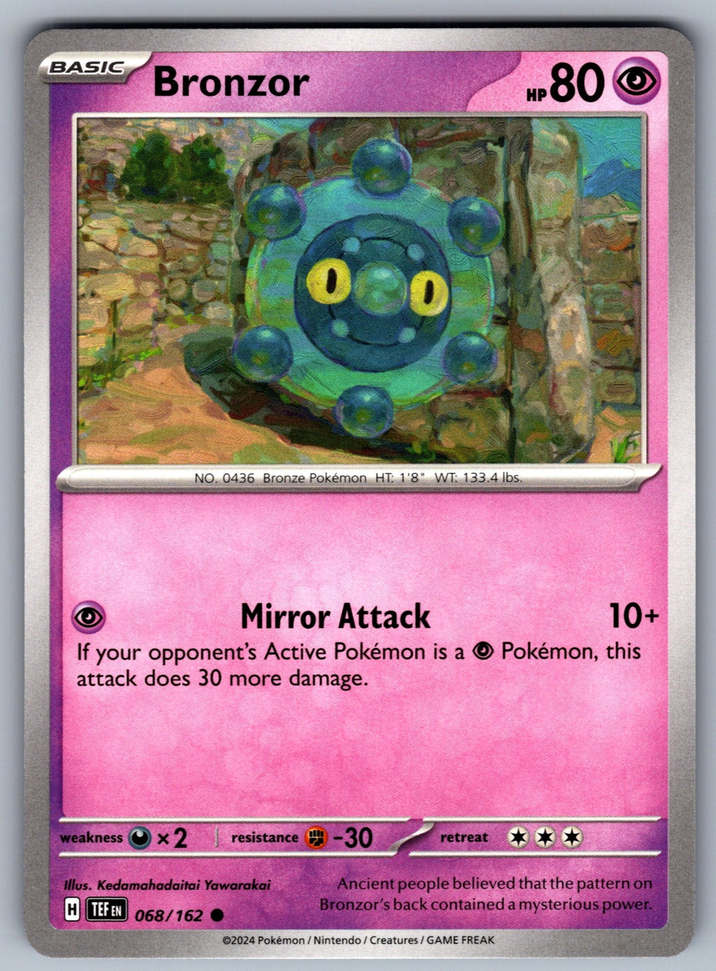 Bronzor Common SV05: Temporal Forces 068/162 NM 2024