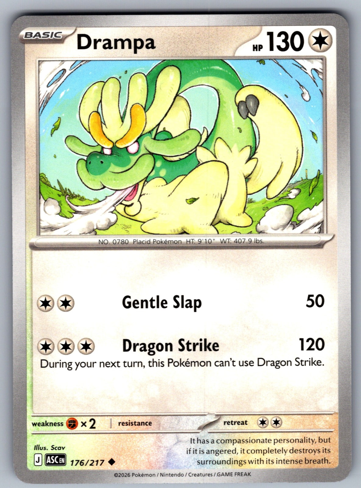 Drampa Uncommon ME: Ascended Heroes 176/217 NM 2026