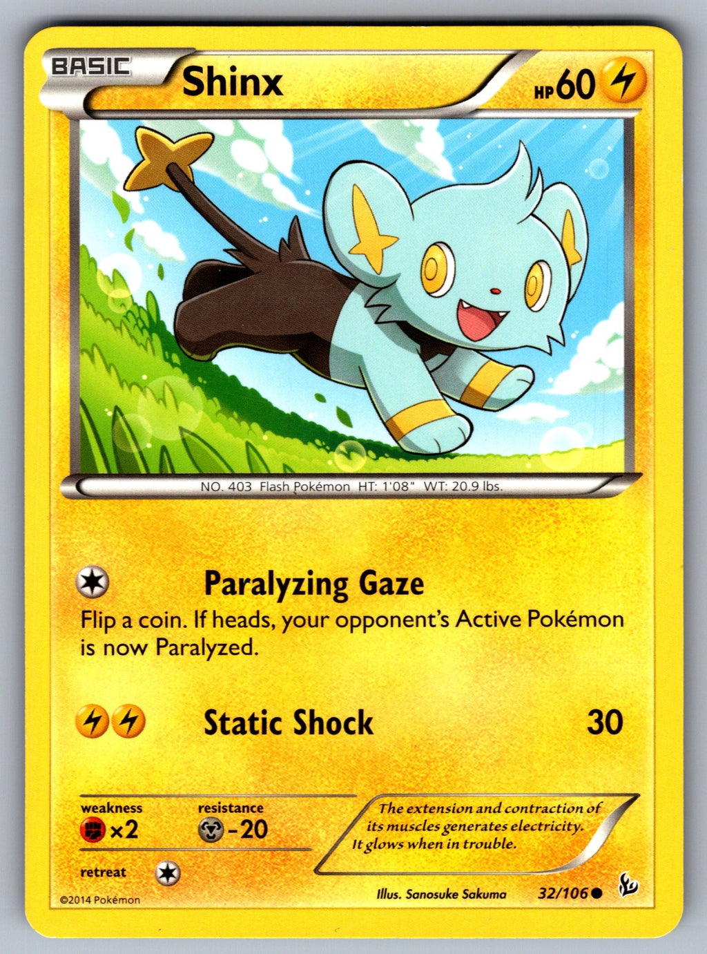 Shinx Common XY - Flashfire 32/106 LP 2014