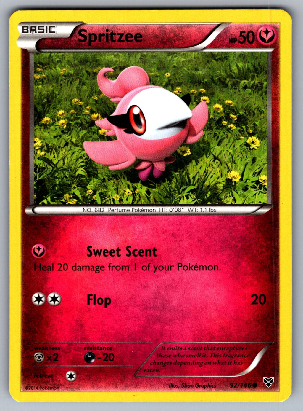Spritzee Common XY Base Set 92/146 LP 2014