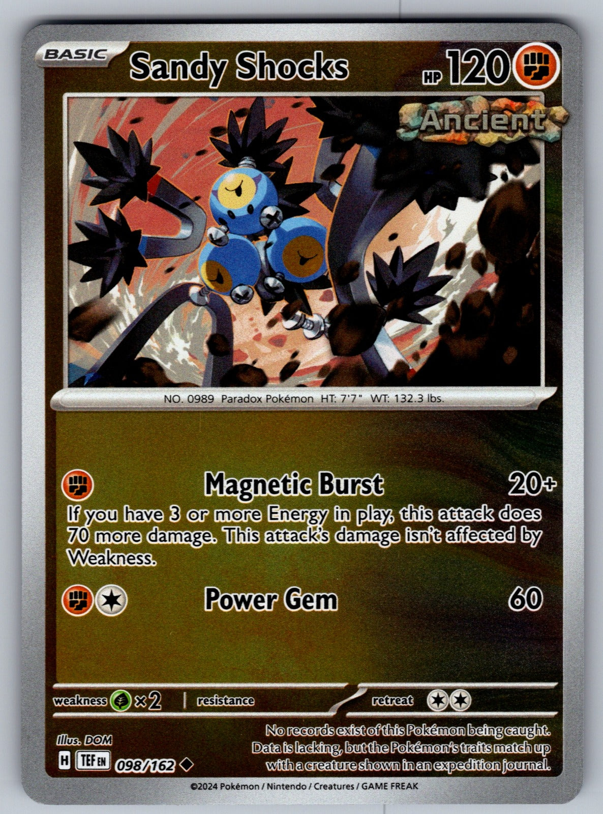 Sandy Shocks Uncommon SV05: Temporal Forces 098/162 NM 2024
