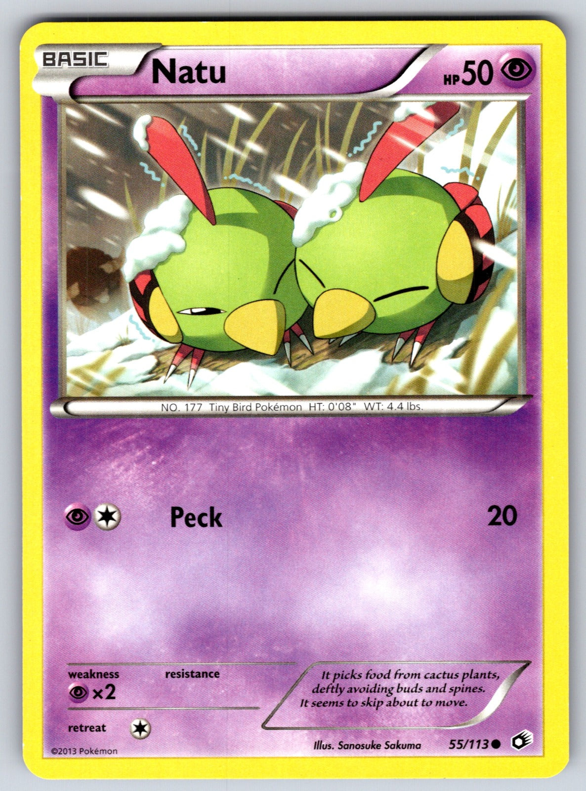 Natu Common Legendary Treasures 55/113 LP 2013
