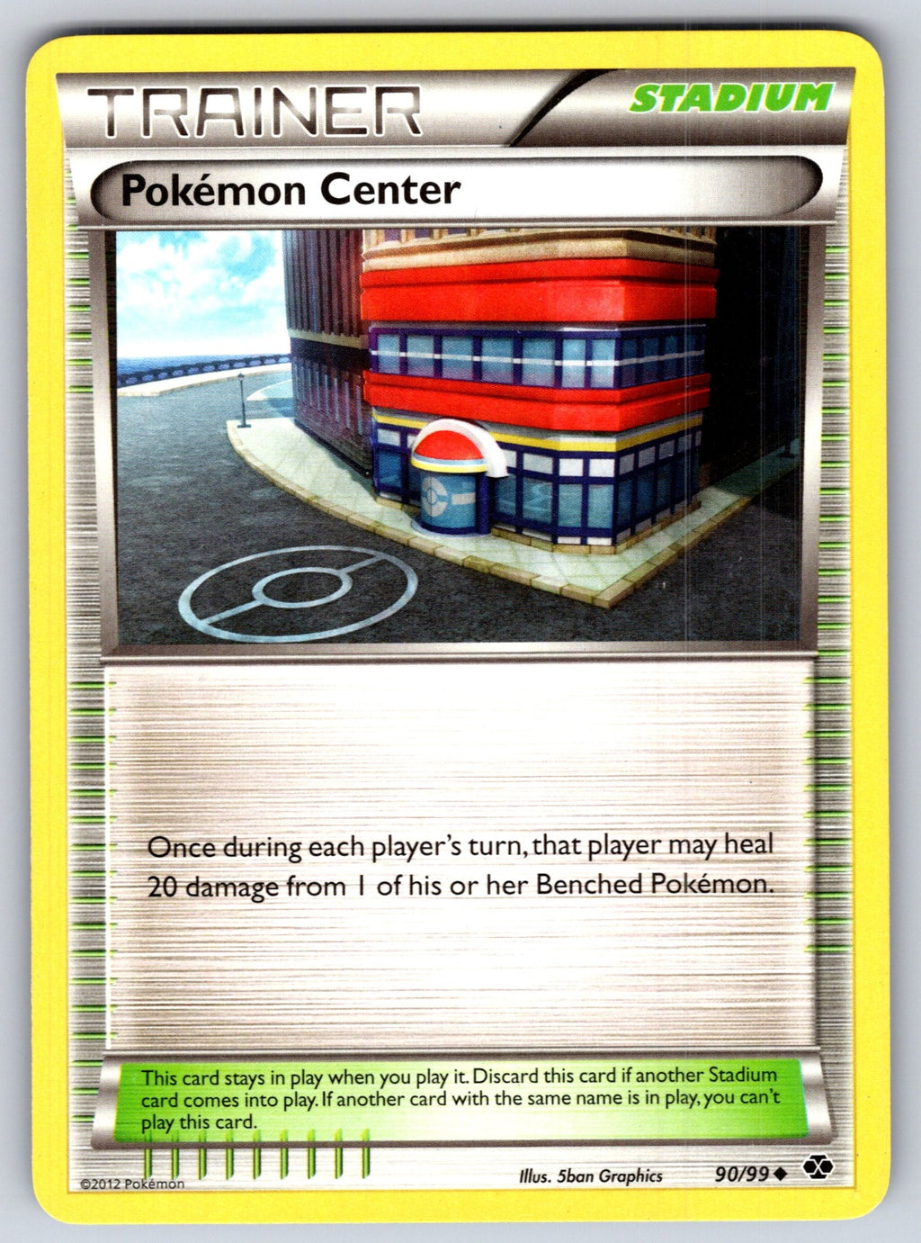 Pokemon Center Uncommon Next Destinies 90/99 LP 2012