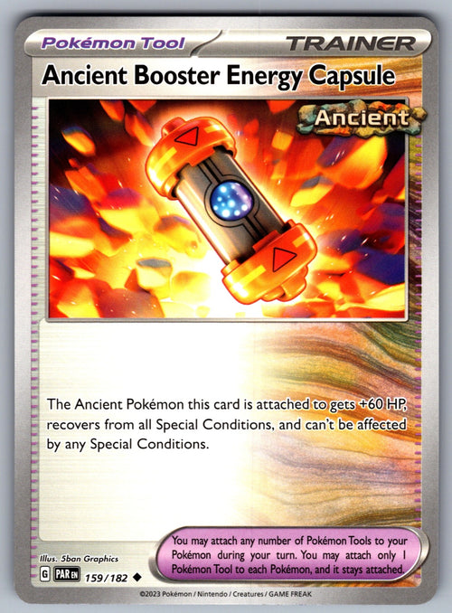 Ancient Booster Energy Capsule Uncommon SV04: Paradox Rift 159/182 NM 2023