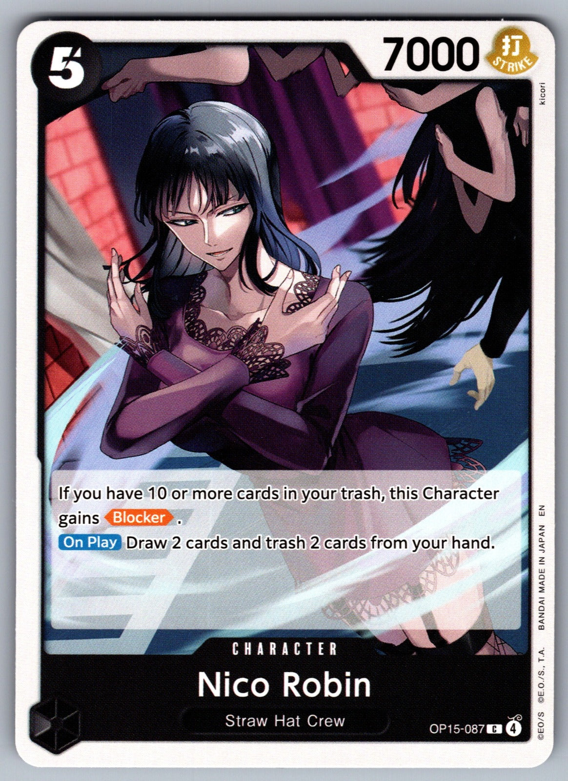 Nico Robin () C Adventure on Kami's Island OP15-087 NM 2026