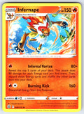 Infernape Holo Rare SWSH09: Brilliant Stars 026/172 NM 2022