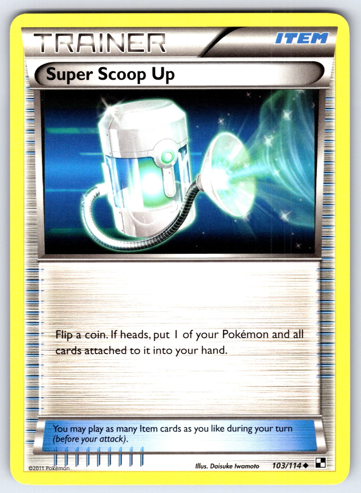 Super Scoop Up Uncommon Black and White 103/114 LP 2011