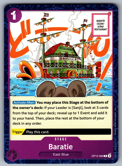 Baratie C Legacy of the Master OP12-080 NM 2025
