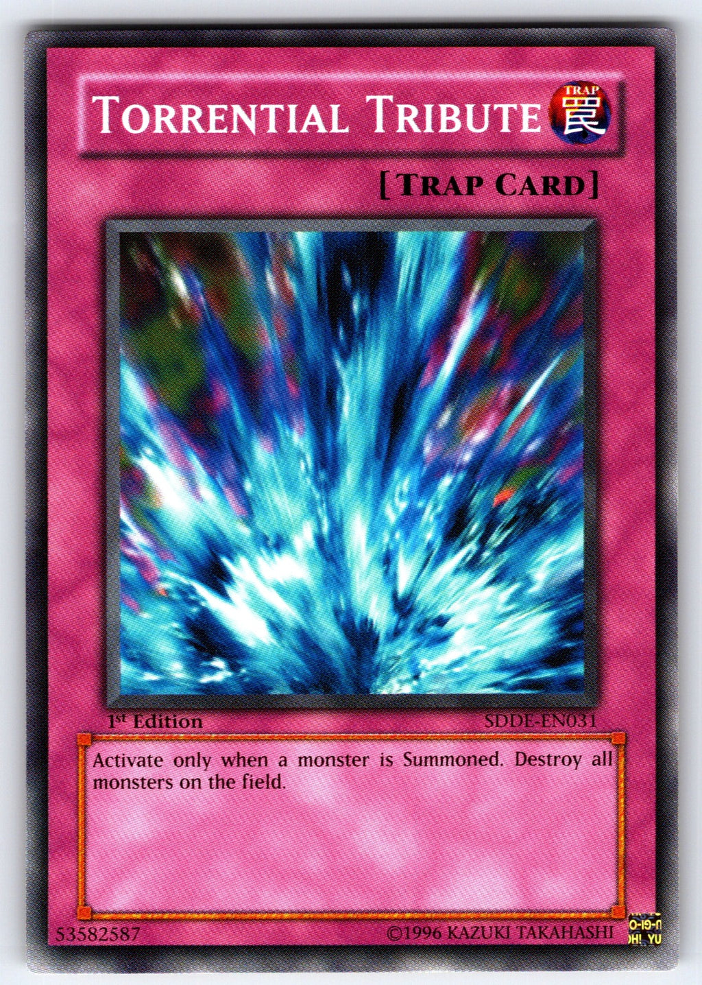 Torrential Tribute 1st Edition Common Structure Deck: The Dark Emperor SDDE-EN03