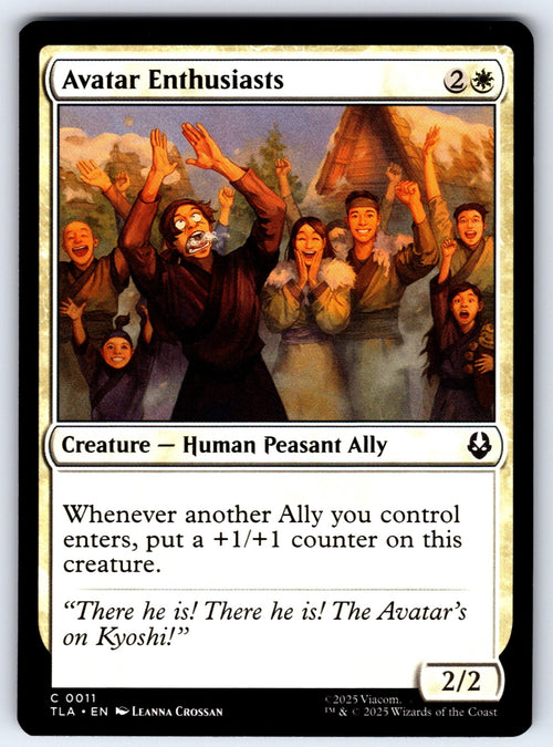 Avatar Enthusiasts C Avatar: The Last Airbender 11 NM 2025
