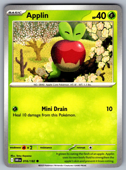 Applin Common SV10: Destined Rivals 016/182 NM 2025