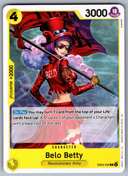 Belo Betty C Extra Booster: One Piece Heroines Edition EB03-056 NM 2026