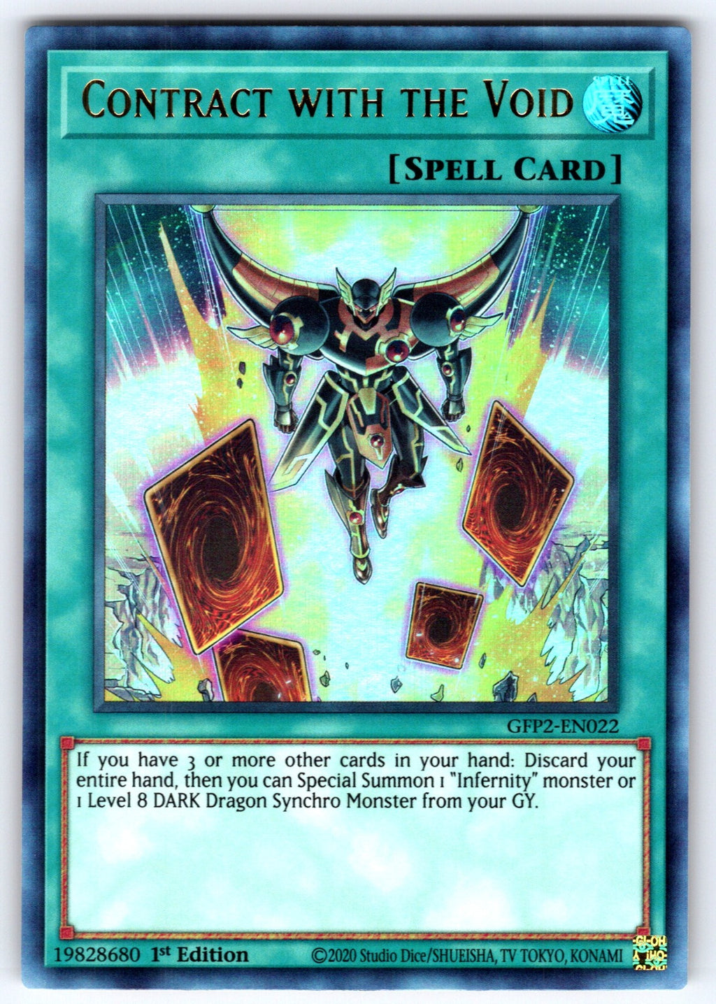 Contract with the Void 1st Edition Ultra Rare Ghosts From the Past: The 2nd Haun