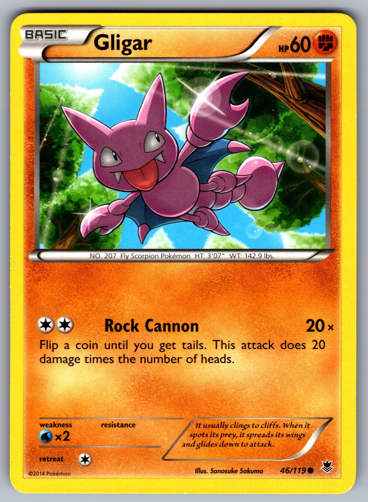 Gligar Common XY - Phantom Forces 46/119 LP 2014