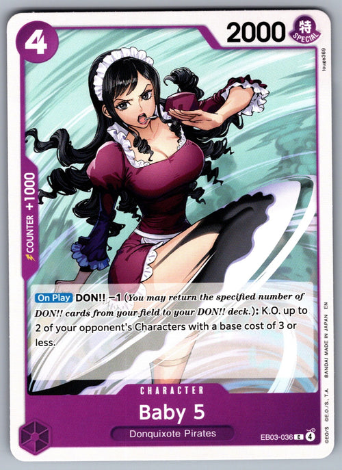 Baby 5 C Extra Booster: One Piece Heroines Edition EB03-036 NM 2026