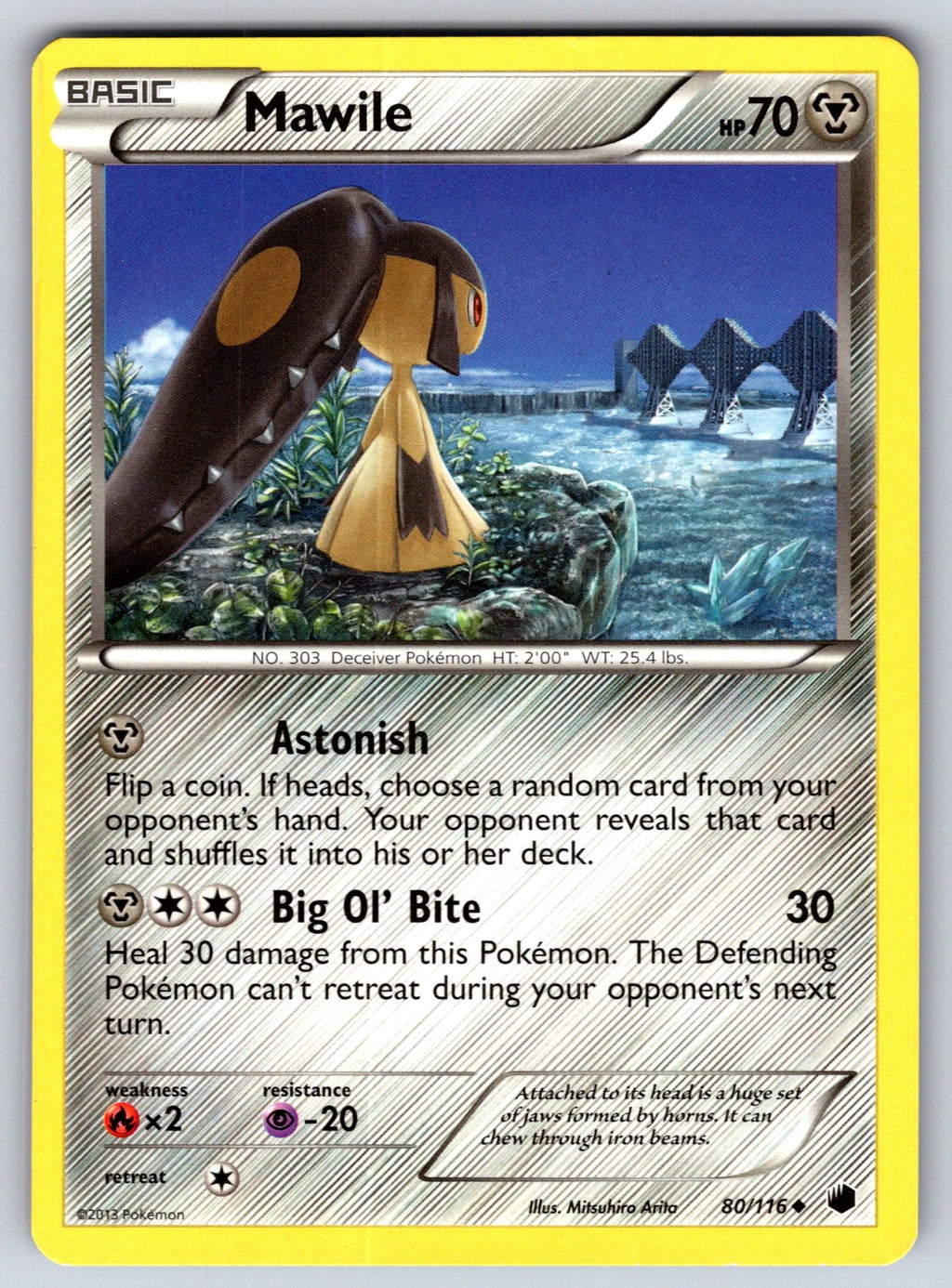 Mawile Uncommon Plasma Freeze 80/116 LP 2013