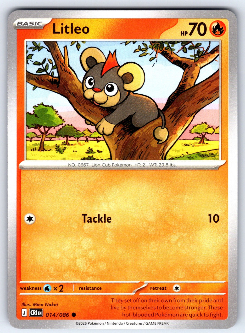 Litleo Common ME04: Chaos Rising 014/086 NM 2026
