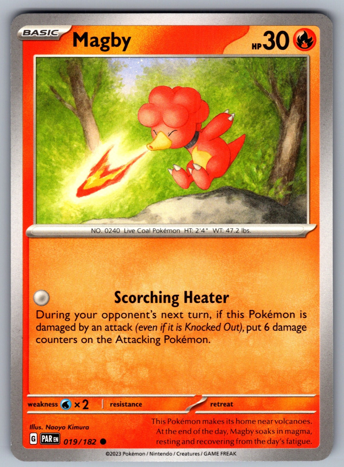 Magby Common SV04: Paradox Rift 019/182 NM 2023