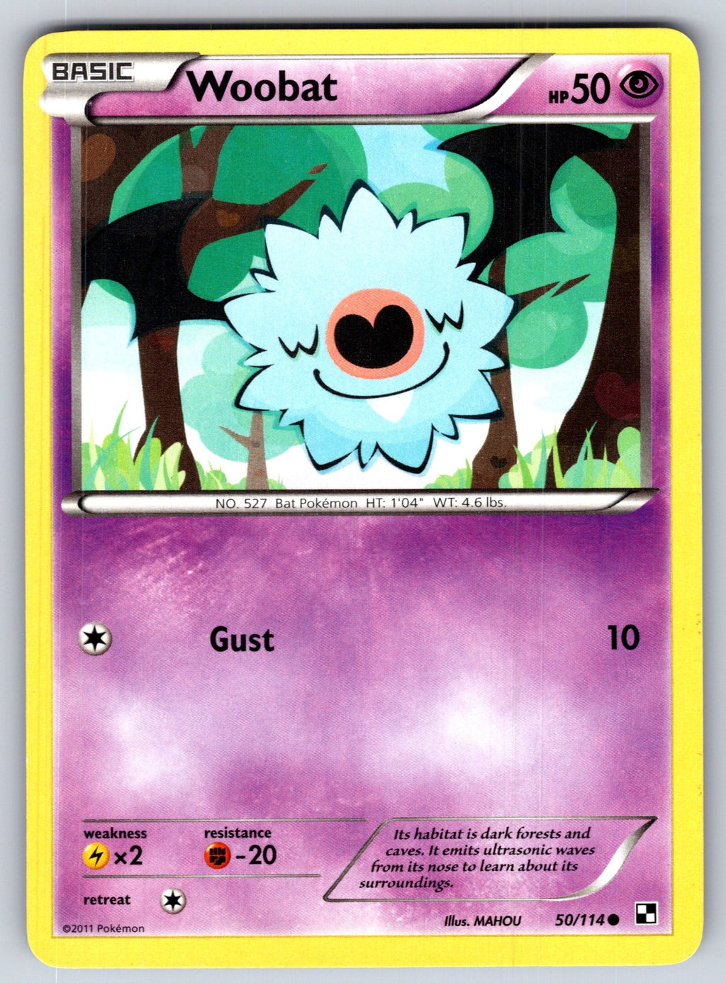 Woobat Common Black and White 50/114 LP 2011