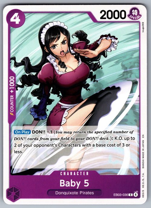 Baby 5 C Extra Booster: One Piece Heroines Edition EB03-036 NM 2026