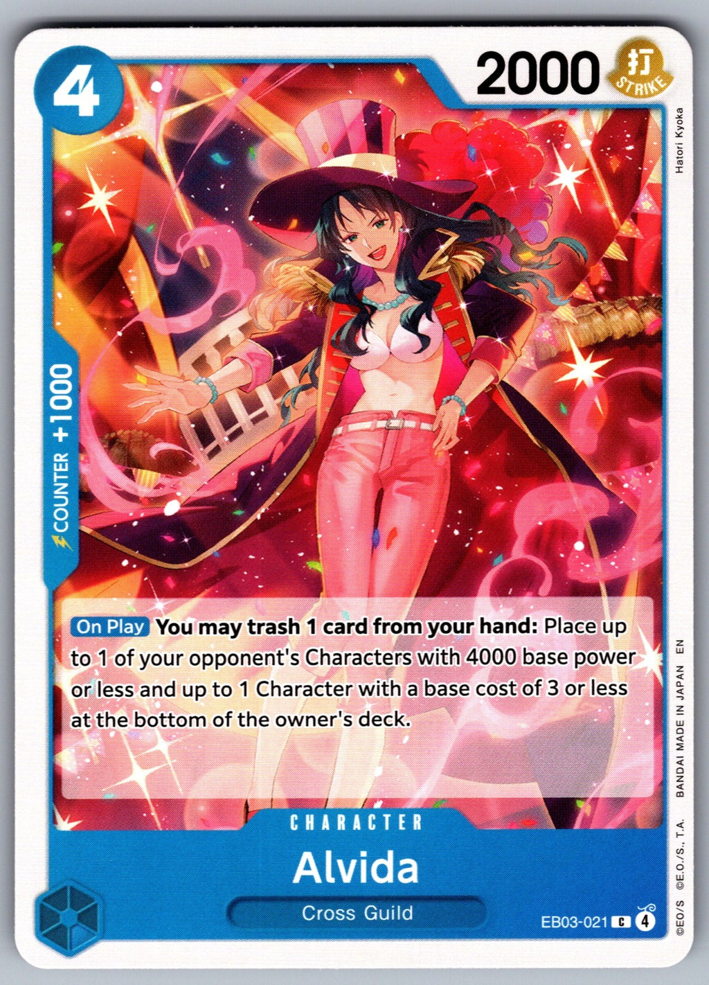 Alvida C Extra Booster: One Piece Heroines Edition EB03-021 NM 2026
