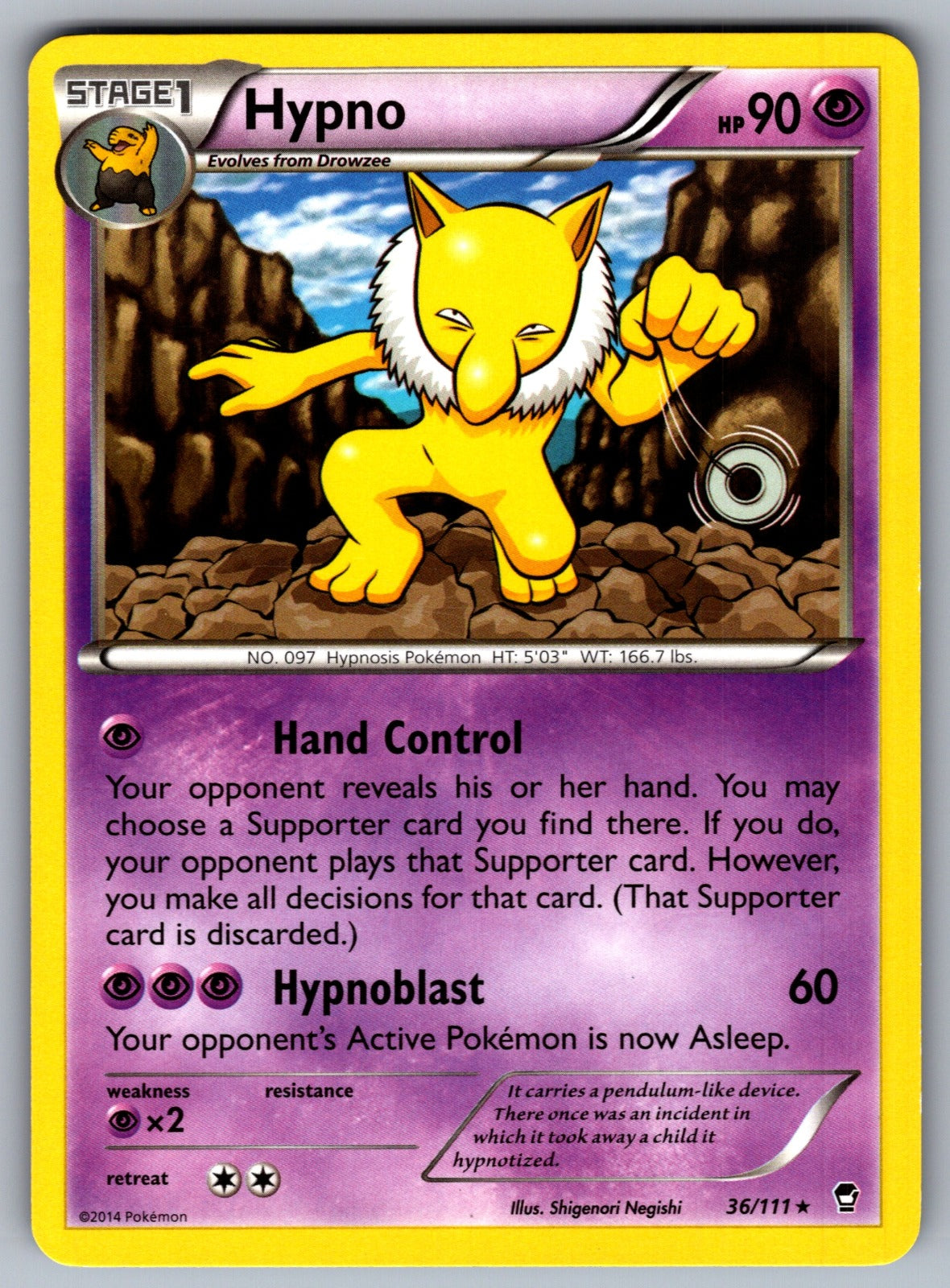 Hypno Rare XY - Furious Fists 36/111 LP 2014