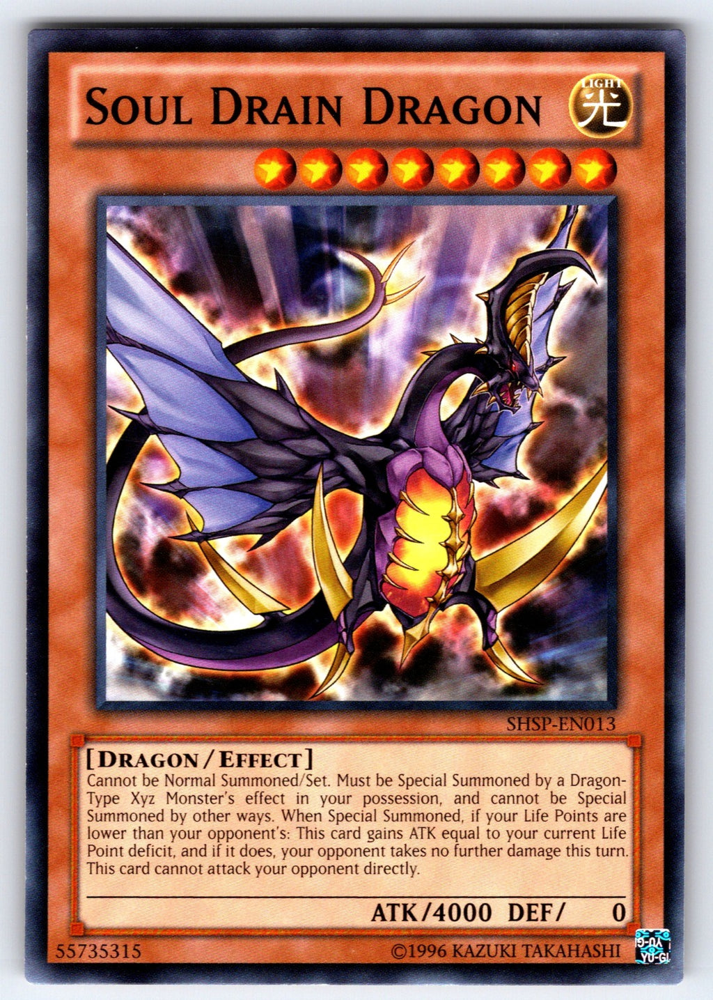 Soul Drain Dragon Unlimited Common Shadow Specters SHSP-EN013 LP 2013