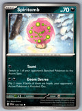 Spiritomb Uncommon SV01: Scarlet & Violet Base Set 129/198 NM 2023