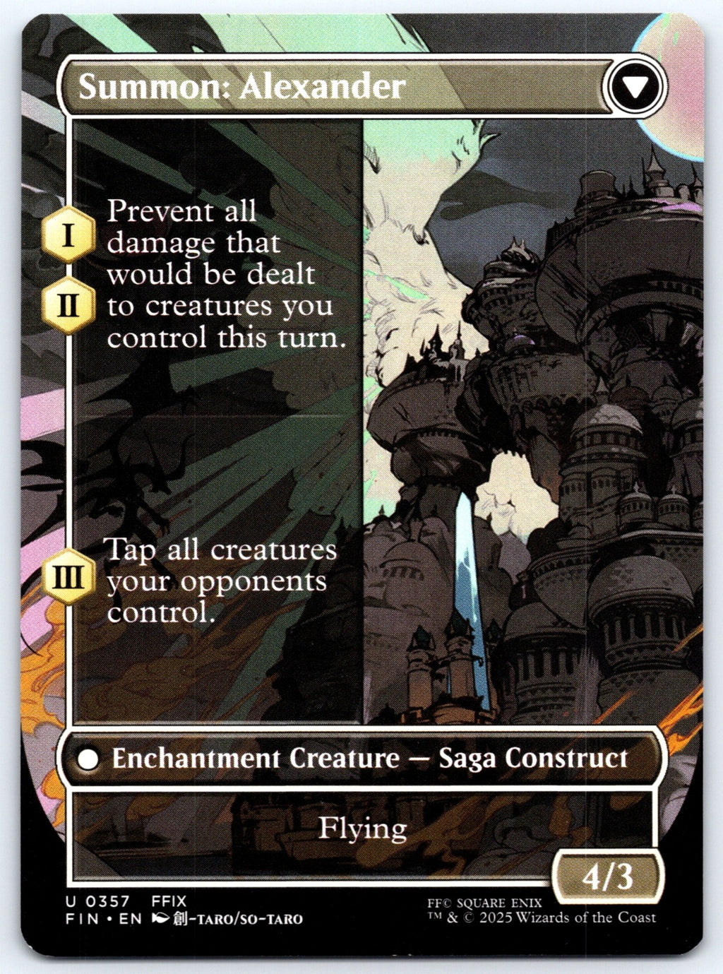Crystal Fragments (Borderless) U FINAL FANTASY 357 NM 2025 (Back)