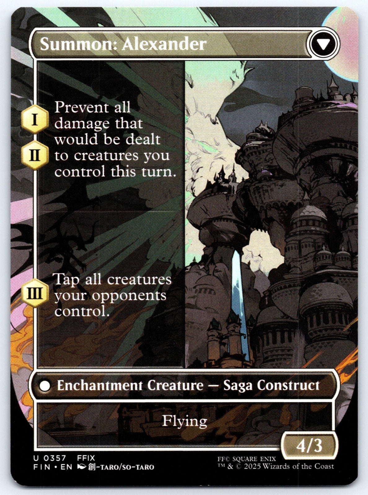 Crystal Fragments (Borderless) U FINAL FANTASY 357 NM 2025 (Back)