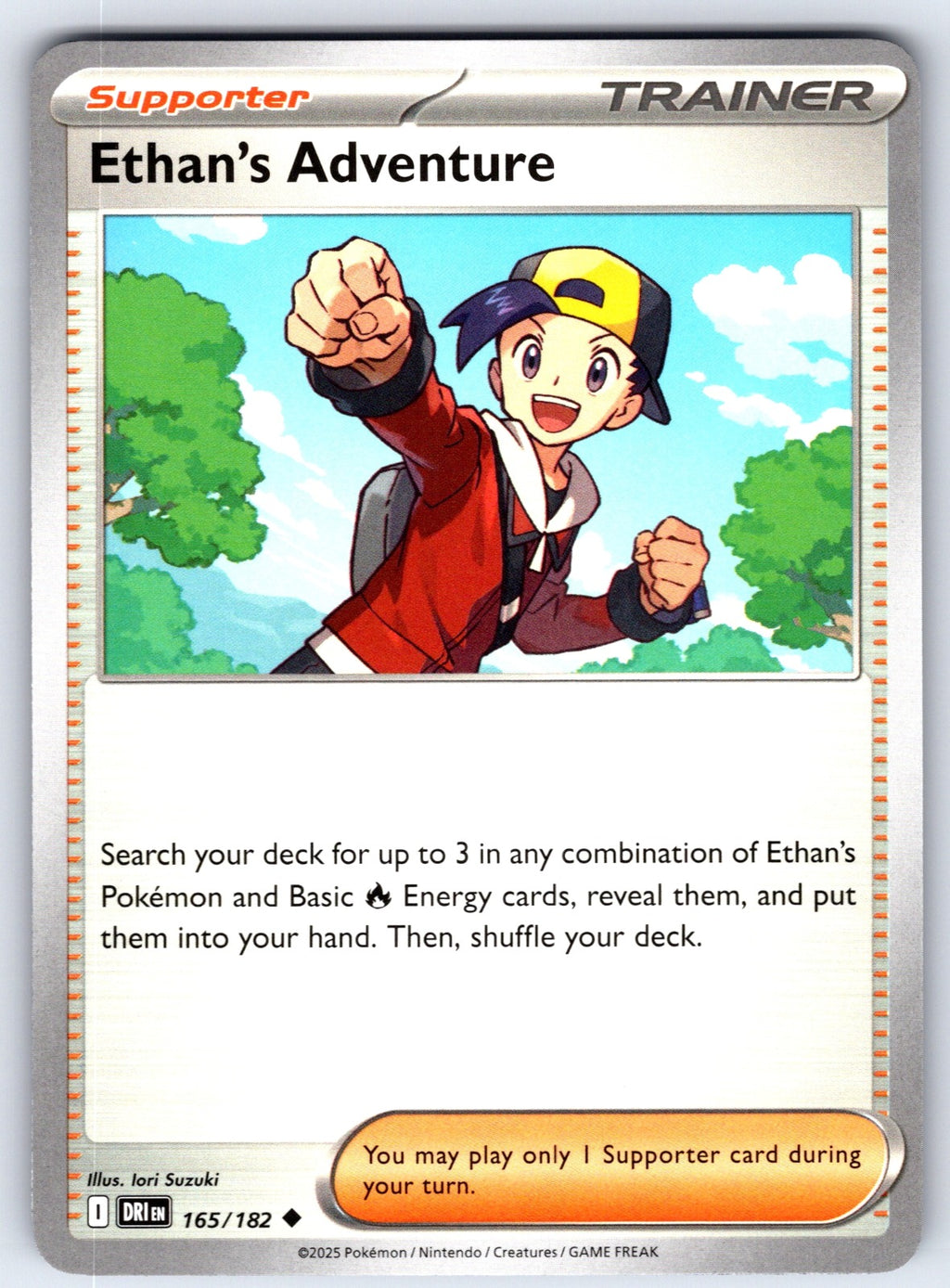 Ethan's Adventure Uncommon SV10: Destined Rivals 165/182 NM 2025