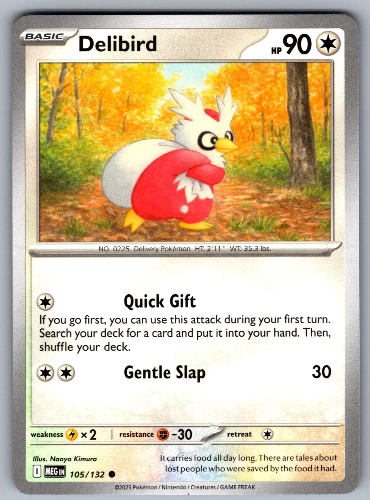 Delibird Common ME01: Mega Evolution 105/132 NM 2025