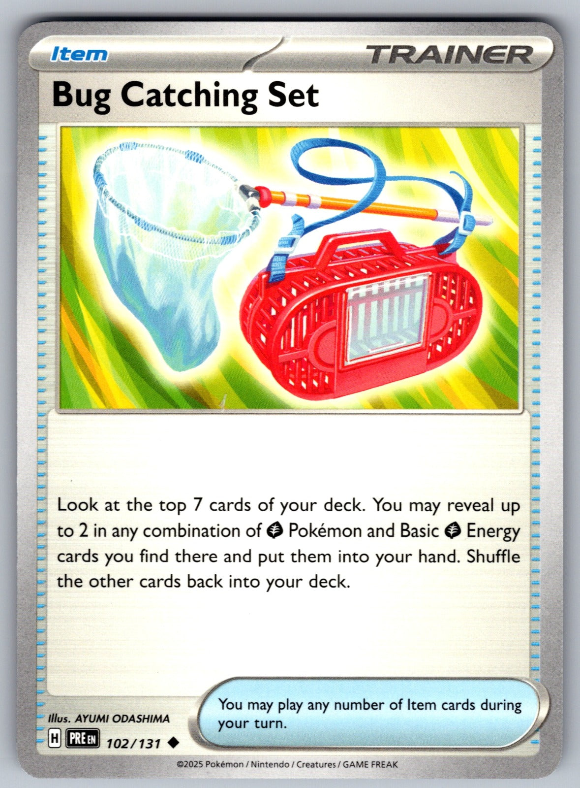 Bug Catching Set Uncommon SV: Prismatic Evolutions 102/131 NM 2025